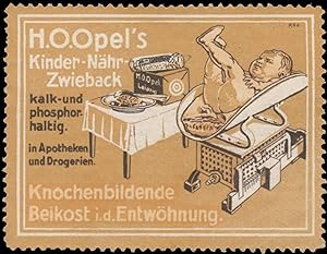 Seller image for Reklamemarke Kinder-Nhr-Zwieback for sale by Veikkos