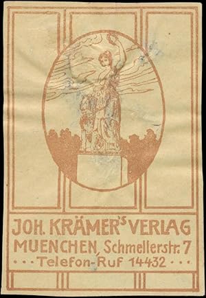 Seller image for Reklamemarke Joh. Krmers Verlag for sale by Veikkos