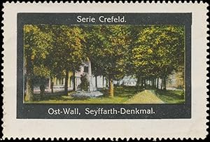 Seller image for Reklamemarke Ost-Wall Seyffarth-Denkmal for sale by Veikkos