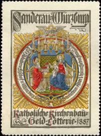 Image du vendeur pour Reklamemarke St. Adalbers Bischof von Wrzburg mis en vente par Veikkos