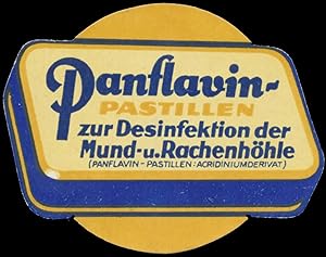 Bild des Verkufers fr Reklamemarke Panflavin-Pastillen zum Verkauf von Veikkos