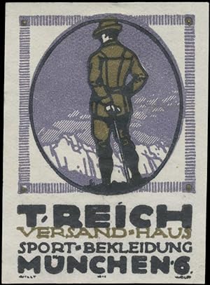 Image du vendeur pour Reklamemarke Versandhaus T. Reich mis en vente par Veikkos