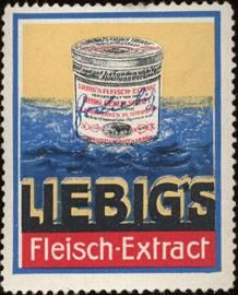 Bild des Verkufers fr Reklamemarke Liebigs Fleisch - Extract zum Verkauf von Veikkos