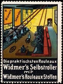 Seller image for Reklamemarke Widmers Selbstroller Jalousie for sale by Veikkos