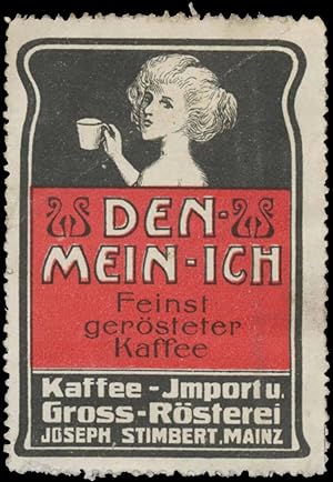 Imagen del vendedor de Reklamemarke Den mein ich - Kaffee a la venta por Veikkos