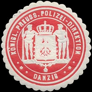 Image du vendeur pour Siegelmarke K.Pr. Polizei-Direktion Danzig mis en vente par Veikkos