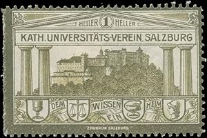 Seller image for Reklamemarke Universitt Salzburg for sale by Veikkos