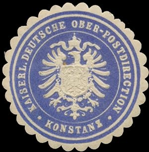 Immagine del venditore per Siegelmarke K. Deutsche Ober-Postdirection Konstanz venduto da Veikkos