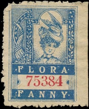Bild des Verkufers fr Reklamemarke Flora Fanny zum Verkauf von Veikkos