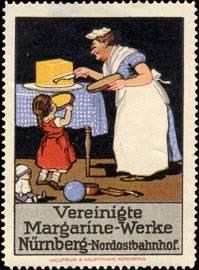 Bild des Verkufers fr Reklamemarke Vereinigte Margarine-Werke zum Verkauf von Veikkos