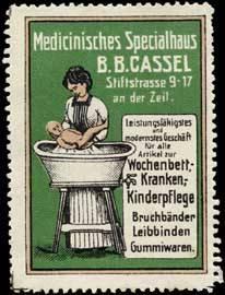 Bild des Verkufers fr Reklamemarke Medicinisches Specialhaus zum Verkauf von Veikkos