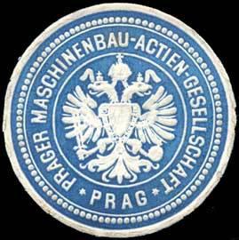 Bild des Verkufers fr Siegelmarke Prager Maschinenbau-Actien-Gesellschaft zum Verkauf von Veikkos