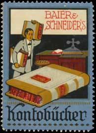 Seller image for Reklamemarke Baier & Schneiders Kontobcher for sale by Veikkos