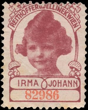 Reklamemarke Irma Johann