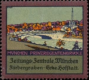 Seller image for Reklamemarke Prinzregentenbrcke for sale by Veikkos