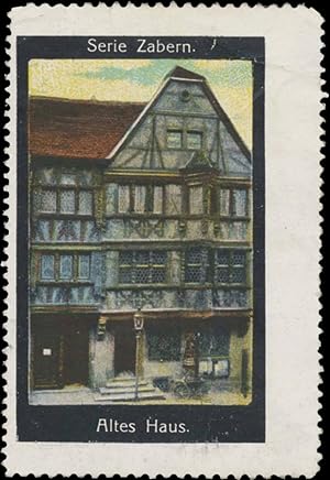 Seller image for Reklamemarke Altes Haus for sale by Veikkos