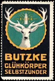 Seller image for Reklamemarke Butzke Glhkrper for sale by Veikkos