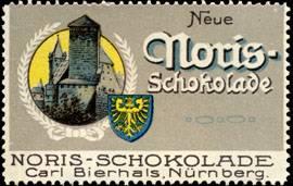 Seller image for Reklamemarke Neue Noris - Schokolade for sale by Veikkos