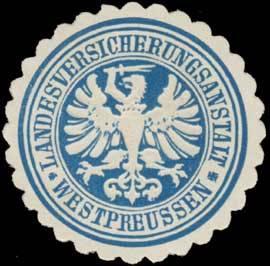 Image du vendeur pour Siegelmarke Landesversicherungsanstalt Westpreussen mis en vente par Veikkos