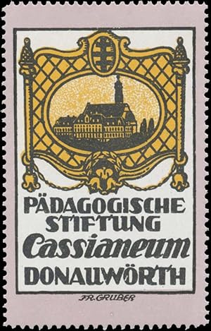 Seller image for Reklamemarke Pdagogische Stiftung Cassianeum for sale by Veikkos