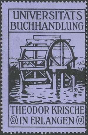 Seller image for Reklamemarke Universitts-Buchhandlung for sale by Veikkos