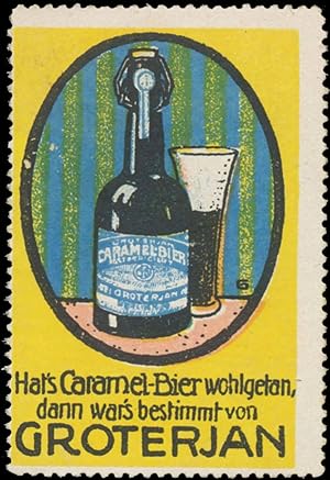 1960 Bier Altes Plakat Poster Suhler Bier Burgbrauerei Burgbräu Reklame ca 