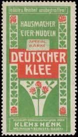Bild des Verkufers fr Reklamemarke Deutscher Klee zum Verkauf von Veikkos