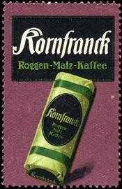 Seller image for Reklamemarke Kornfranck Roggen - Malz - Kaffee for sale by Veikkos