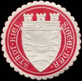 Bild des Verkufers fr Siegelmarke Siegel der Stadt Kiel zum Verkauf von Veikkos