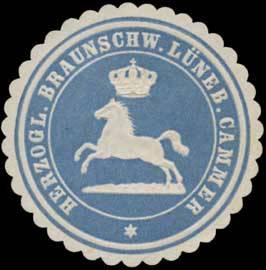 Bild des Verkufers fr Siegelmarke H. Braunschw. Lneb. Cammer zum Verkauf von Veikkos