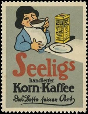 Seller image for Reklamemarke Seeligs kandierter Korn-Kaffee for sale by Veikkos