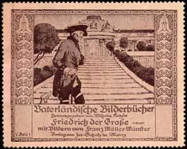 Bild des Verkufers fr Reklamemarke Friedrich der Groe zum Verkauf von Veikkos