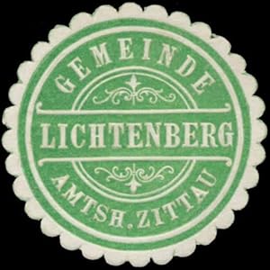 Image du vendeur pour Siegelmarke Gemeinde Lichtenberg Amtsh. Zittau mis en vente par Veikkos