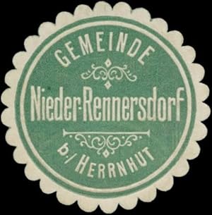 Imagen del vendedor de Siegelmarke Gemeinde Nieder-Rennersdorf bei Herrnhut a la venta por Veikkos