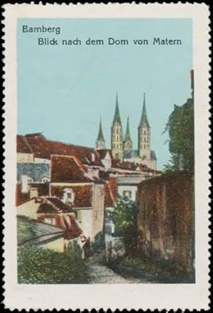 Seller image for Reklamemarke Blick nach dem Dom von Matern for sale by Veikkos