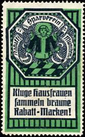 Seller image for Reklamemarke Kluge Hausfrauen sammeln braune Rabatt - Marken ! for sale by Veikkos