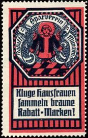 Seller image for Reklamemarke Kluge Hausfrauen sammeln braune Rabatt - Marken ! for sale by Veikkos