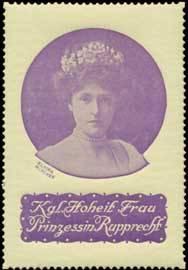 Bild des Verkufers fr Reklamemarke K.H. Frau Prinzessin Rupprecht von Bayern zum Verkauf von Veikkos