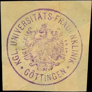 Seller image for Siegelmarke K. Universitts-Frauenklinik Gttingen for sale by Veikkos