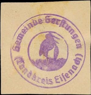 Bild des Verkufers fr Siegelmarke Gemeinde Gerstungen zum Verkauf von Veikkos