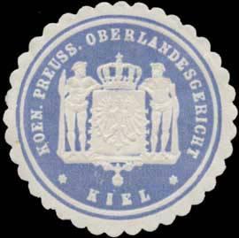 Bild des Verkufers fr Siegelmarke K.Pr. Oberlandesgericht Kiel zum Verkauf von Veikkos
