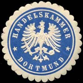 Seller image for Siegelmarke Handelskammer Dortmund for sale by Veikkos