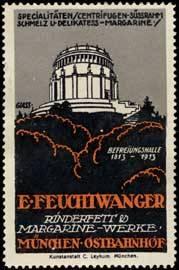 Bild des Verkufers fr Reklamemarke Befreiungshalle 1813 - 1913 zum Verkauf von Veikkos