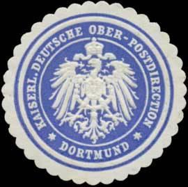 Seller image for Siegelmarke K. Deutsche Ober-Postdirection Dortmund for sale by Veikkos