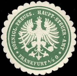Bild des Verkufers fr Siegelmarke Koeniglich preussisches Haupt - Steuer - Amt - Frankfurt / Oder zum Verkauf von Veikkos