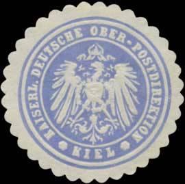 Bild des Verkufers fr Siegelmarke K. Deutsche Ober-Postdirektion Kiel zum Verkauf von Veikkos