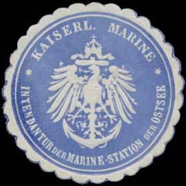 Bild des Verkufers fr Siegelmarke K. Marine Intendantur der Marine-Station der Ostsee zum Verkauf von Veikkos