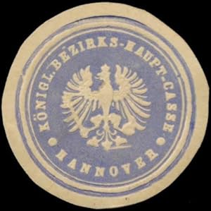 Bild des Verkufers fr Siegelmarke K. Bezirkshauptkasse Hannover zum Verkauf von Veikkos