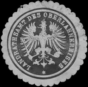 Seller image for Siegelmarke Landrathsamt des Oberlahnkreises for sale by Veikkos