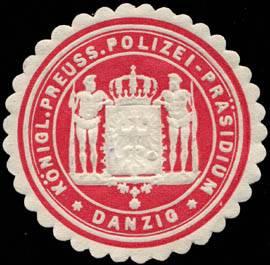 Image du vendeur pour Siegelmarke Kniglich Preussisches Polizei - Prsidium - Danzig mis en vente par Veikkos